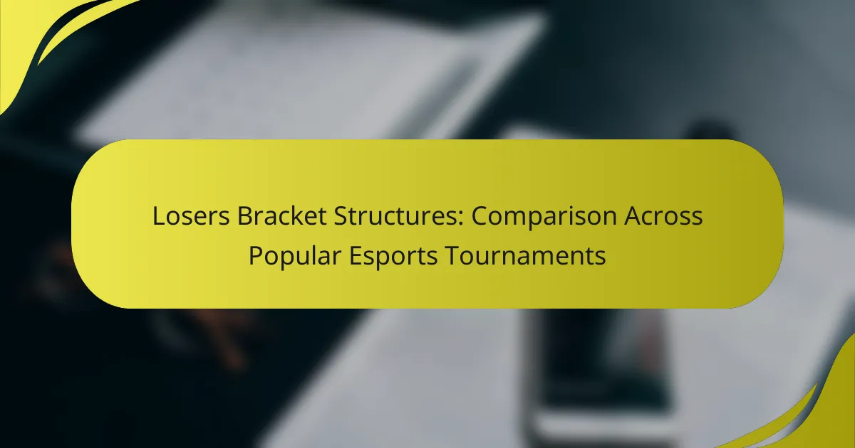 Losers Bracket Structures: Comparison Across Popular Esports Tournaments
