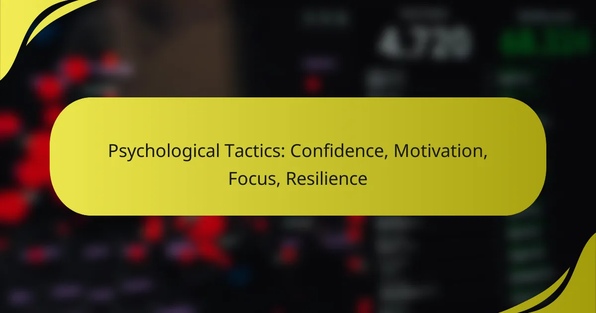 Psychological Tactics: Confidence, Motivation, Focus, Resilience