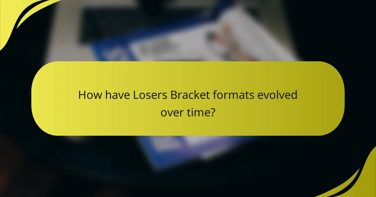 How have Losers Bracket formats evolved over time?